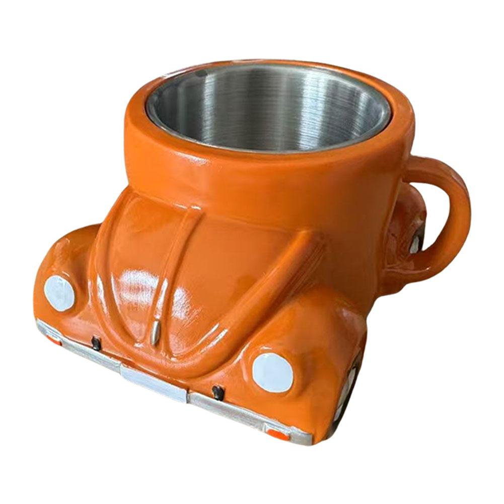 150ml Car Shaped Coffee Mug Stainless Steel Car Lovers Coffee Cup Novelty Drinkware For Men Boyfriend Dad Gifts