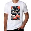Abstract Mountains Landscape Tshirt Sporty Breathable Short Sleeve Tshirt