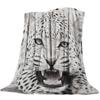 Wild Animal Cheetah Flannel Fleece Bed Blanket Bedspread Bed Cover Soft Lightweight Warm Cozy Throw Blanket Twin Queen King Size