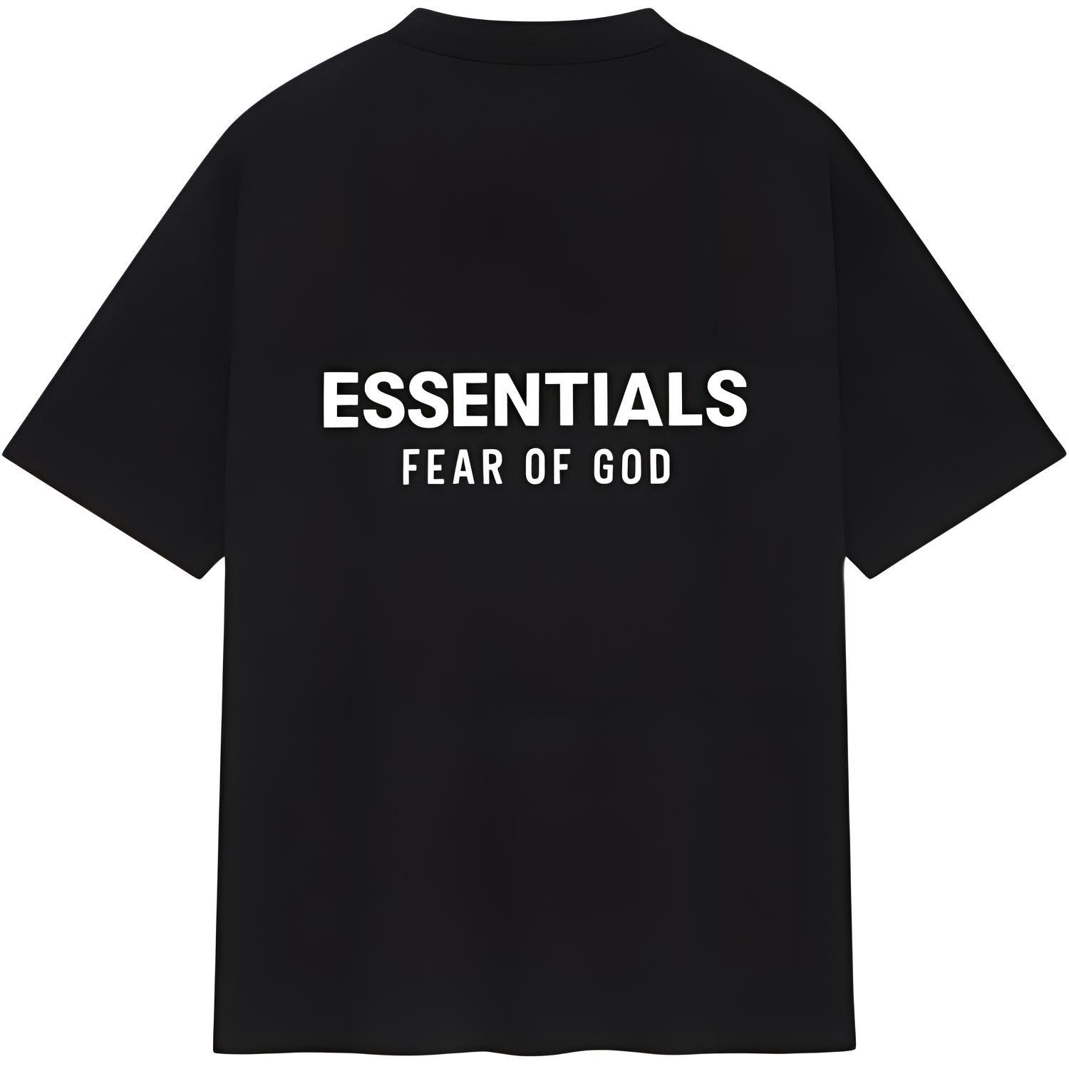 

Fear of God Essentials Classic Fit T-Shirt Jet Black Men Tops 125AS254190F S