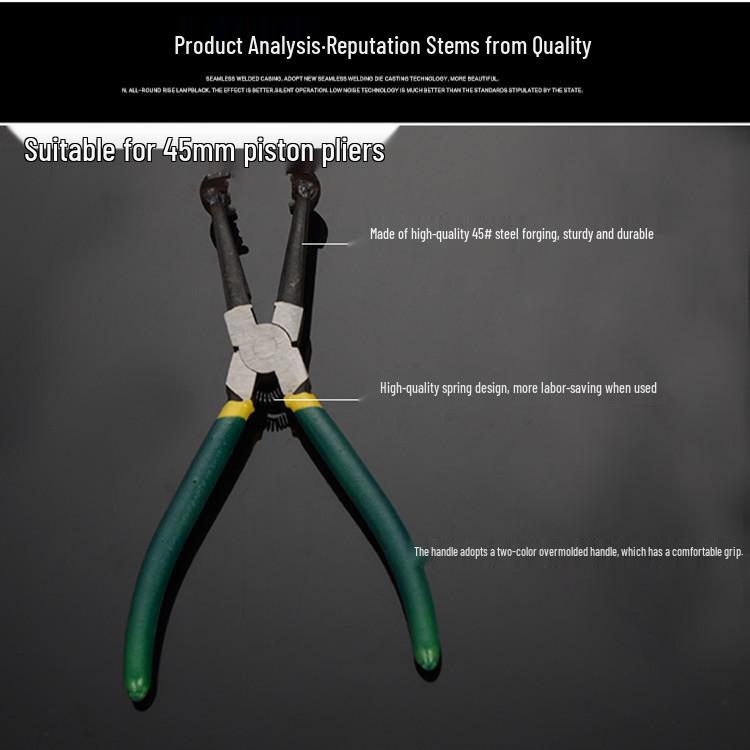 Univerzální stlačovač a montážní nástroj pístních kroužků s kleštěmi