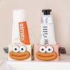 1/2 ks Ruční dávkovač zubní pasty s ovládáním jedním dotykem a roztomilým designem usměvavé tváře - Hygienický systém páky s jednosměrným tokem, Kompaktní
