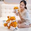 Niedliche Weiche Shiba Inu Puppe Plüschtier Liegendes Welpenhund Puppe Kinder Beruhigende Stoffpuppe Geburtstag