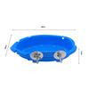 Parrot Food Tray Multi-functional Creative Blue Bathtub-style Animal Cage Standing Cleaning and Shower Box Bird Toy Pet Cleaning