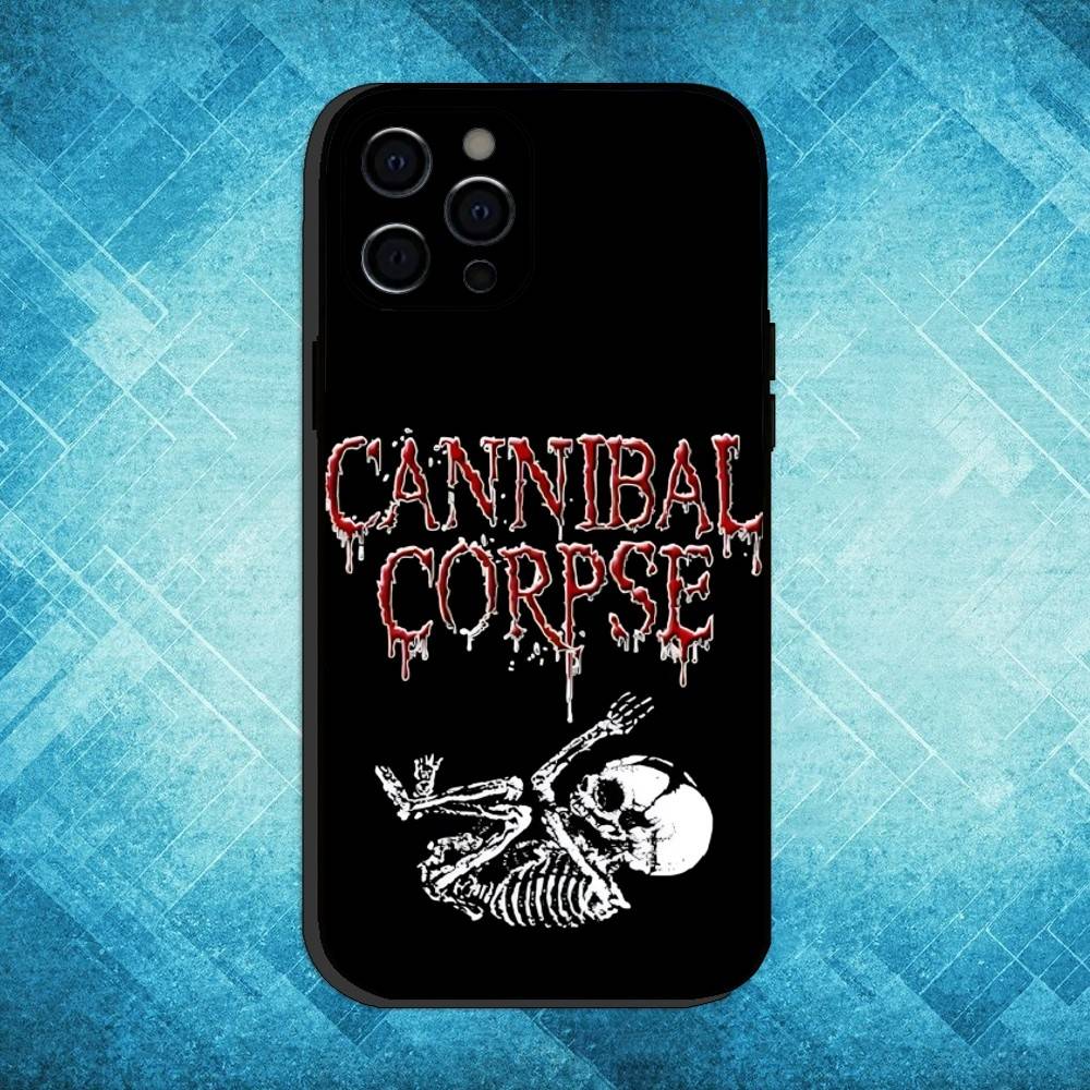 

Cannibal C-Corpse Rock Band Phone Case For iPhone17,16,15,14,13,12,11 Plus,Pro Max Soft Black Cover iPhone14