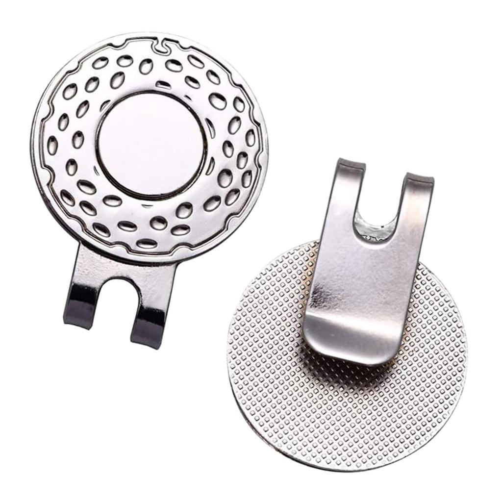 Zinc Alloy Golf Hat Clip Magnetic Golf Hat Clips Golf-Ball Aiming Marker Professional Golf Training Aids Accessories