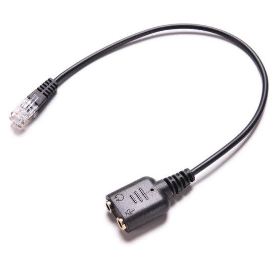 3,5mm na RJ9 Jack Adaptér PC Náhlavní souprava Audio Kabelový konvertor Telefonní Použití