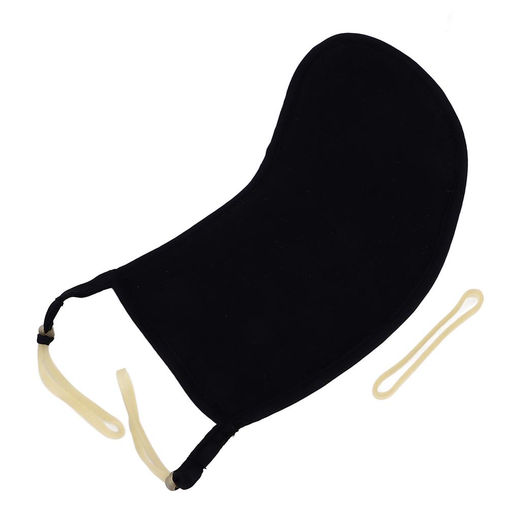 Violin Shoulder Rest Pad Adjustable Chinrest Soft Cover Protector Non Slip Waterproof Pure Cotton 1 2