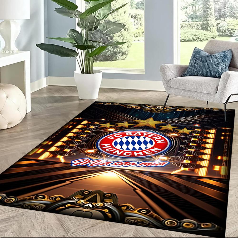 FC Bayern München Fans Quadratische Teppiche sind eine großartige Wahl für Wohnzimmer, Schlafzimmer, Heimdekoration und als Geschenke.