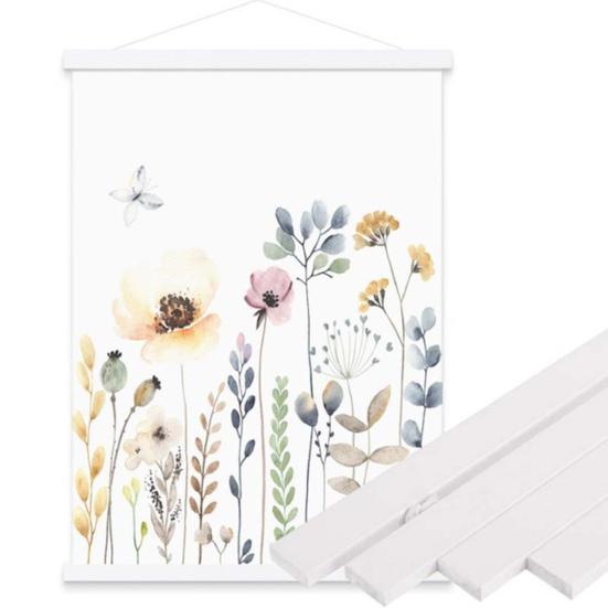 Yousheng Magnetic Poster Frame Wall Hanging Wood Painting Frame Canvas Poster Frame Photo Holder for Wall Decoration Displaying Painting Artwork