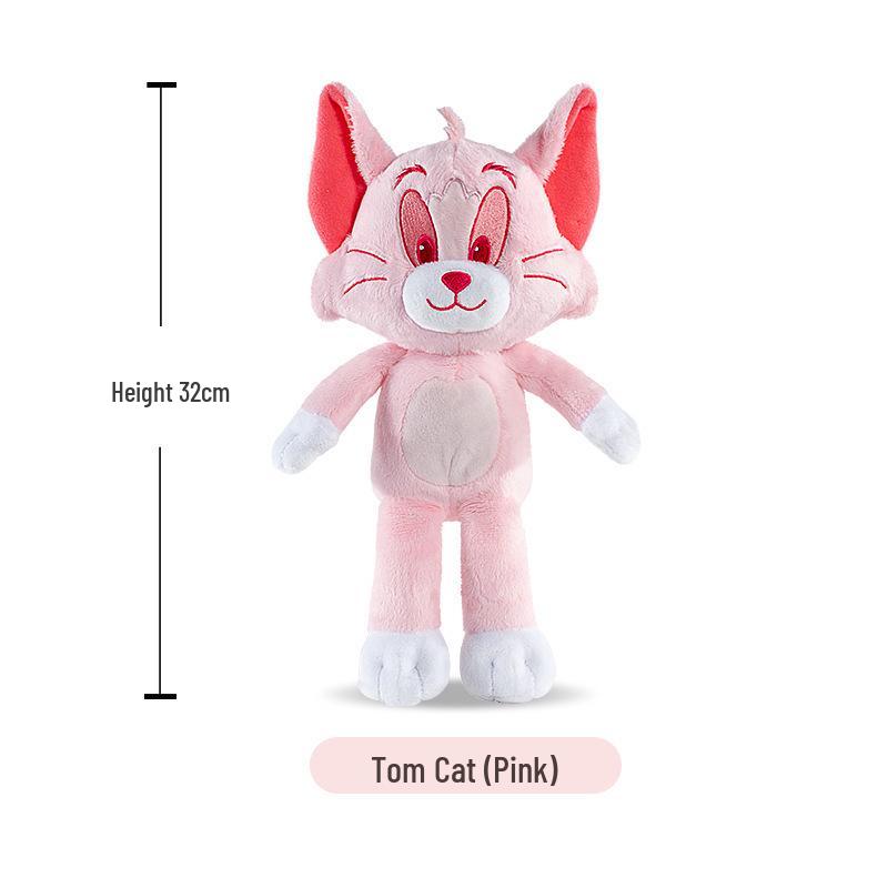 Genuine Warner Brothers Tom and Jerry Superman Tom Cat Plush Doll with Dinosaur Costume