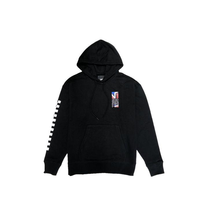 

Vans Printed Sports Plaid Casual Hoodie Unisex hoodies Black VN0A4UQXBLK S