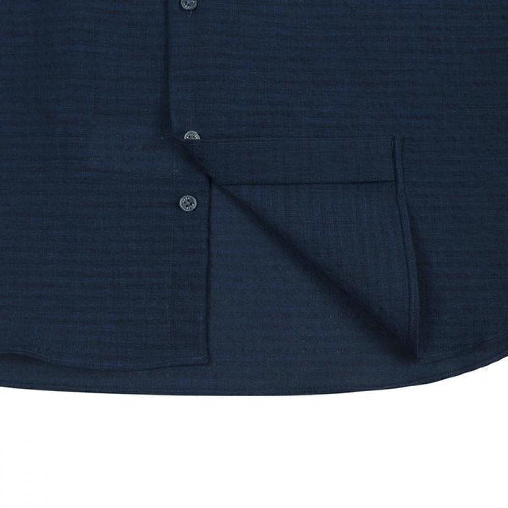 DakS Men S SeerSucker Solid Regular Fit Long Sleeve Shirt dmS1Shdl102n1