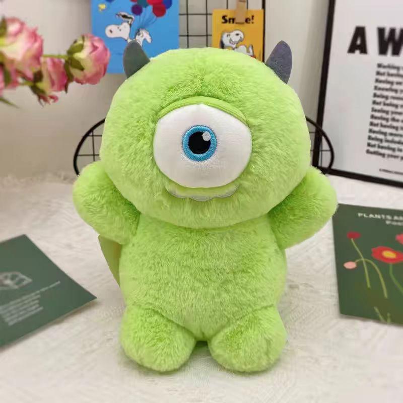 

Eight-inch one-eyed claw machine shopping mall displays doll recommended styles and popular claw machines 23cm зелений