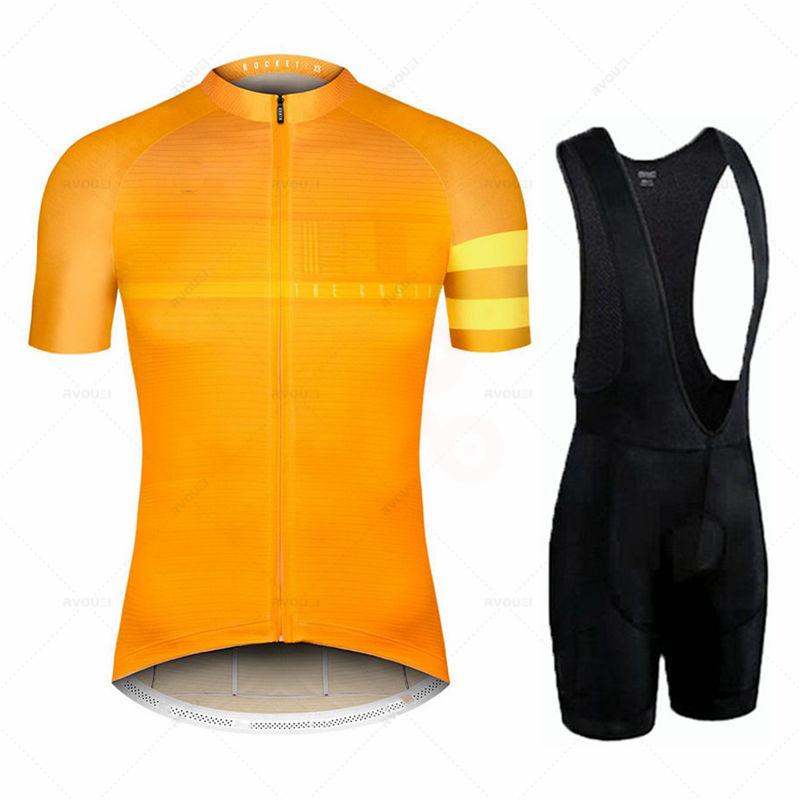 Summer Men's Cycling Jerseys Set Spain 2026 New Team Bicycle Clothes Quick Dry Short Sleeve Triathlon Ropa De Ciclismo Hombre