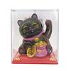 Y Solar Fortune Cat Waving Hand Ornament: Light-Powered Decor for Car, Living Room, or Office Desk