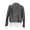 CELINE  2E134050O.38NO 38 Bikerjacke schwarzes Lammleder Damen