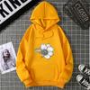 Simple Beautiful Sunflower Printed Women Hoodies Harajuku Fleece Hoody Fashion Loose Sportswear Pocket Autumn Woman Clothes