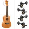 8PCS Fish Tail Design 4 Strings Tuning Pegs Metal Ukulele Parts Musical Instrument Parts  Guitar