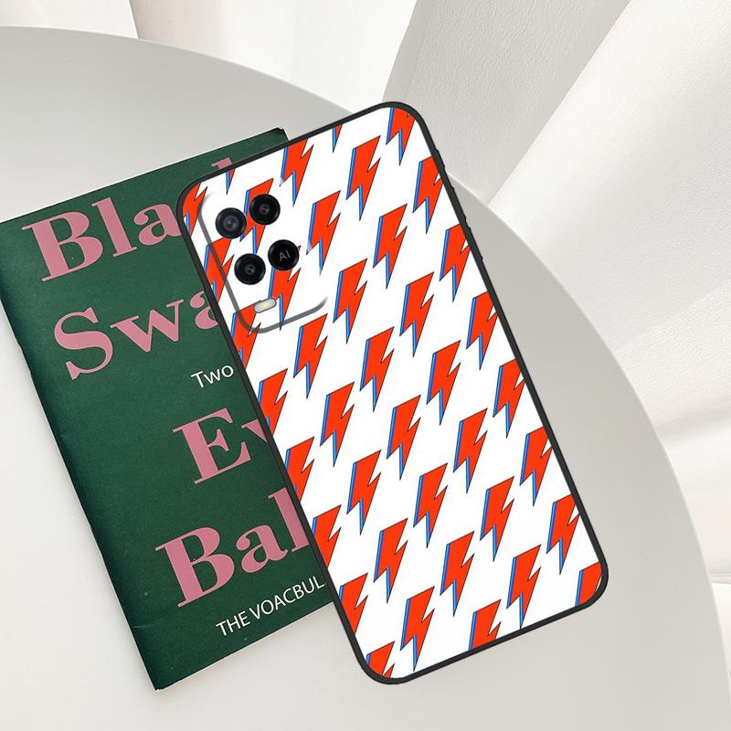 Lightning Bolt Case For Oppo A15 A16 A17 A52 A72 A76 A96 A54 A74 A94 A54S A57S A58 A78 A98 A57 A77 Cover