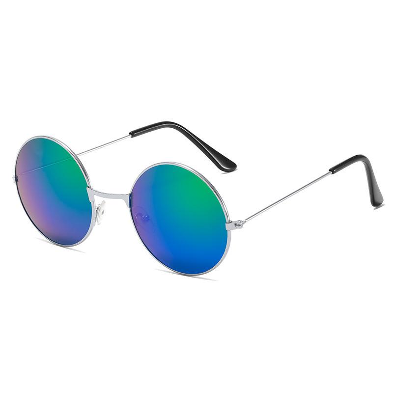 Round Metal Sunglasses For Men And Women Retro Vintage Sunglasses Popular Fishing Glasses Fashion Leisure Glasses Uv400