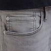 Zippered Jeans Grey Denim Clark Stretch Tapered Men JACK & JONES