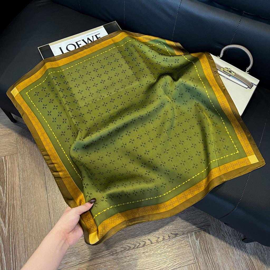 New artificial silk shell marine silk scarf 71cm square scarf professional scarf shawl scarf