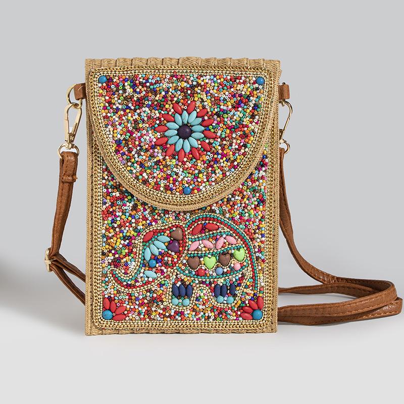 Boho Woven Crossbody Bag