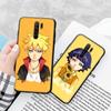 Black Case for Xiaomi Redmi 13C Note 9 iPhone XR 7 8 14 15 11 12 13 X XS Pro Max Samsung A25 S23 S24 FE Ultra Plus Boruto