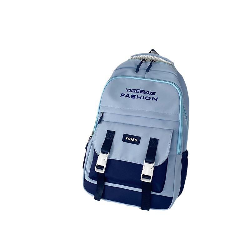 Trendy couple campus backpack trendy cool daily female students class large capacity schoolbag