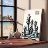 Vintage Classy Chess Classic Movie Whitepaper Poster Retro Kraft Paper Sticker DIY Room Bar Cafe Vintage Decorative Painting