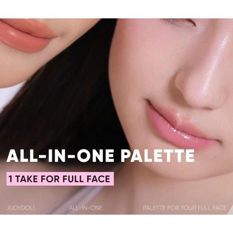 Judydoll - 7 Colors Palette - Pink Taro Grey Brown