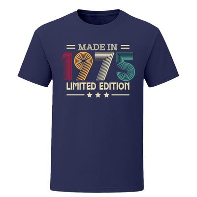 Maglietta per il 50° compleanno Fatta nel 1975 Divertente Classica Vintage Regalo Per Uomini Donne