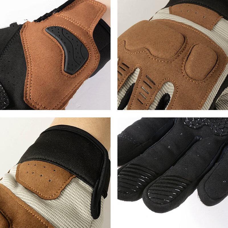 Vintage Breathable Mesh Motorcycle Riding Gloves