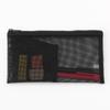 MUJI Nylon Mesh Pen Case with Pocket 8 x 17 cm Black 82263626 - Approx. -