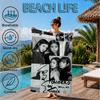 kpop BP Fashion  Beach Towel, Microfiber Beach Towel, Perfect For Pool, Beach, Travel, Home Decor Beach Party Fan gifts