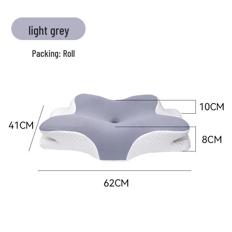 Comfortable Cervical Pillow with Slow Rebound Memory Foam and Patent Design