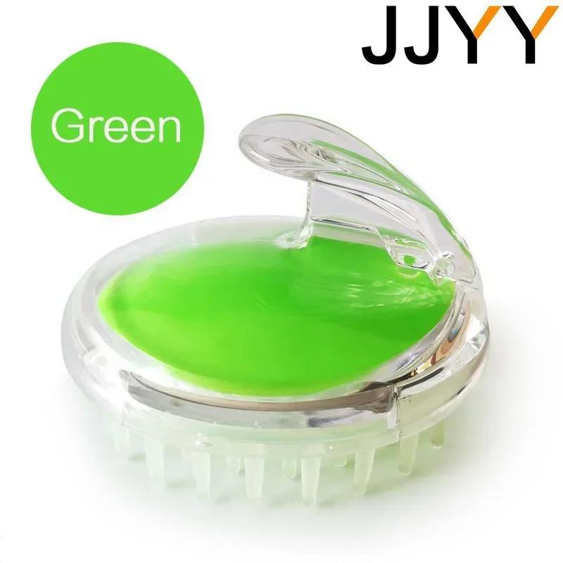 JJYY Portable Silicone Shampoo Brush Handheld Round Soft Scalp Massage Brush Bath Massage Brush Hair Shower Brush Comb