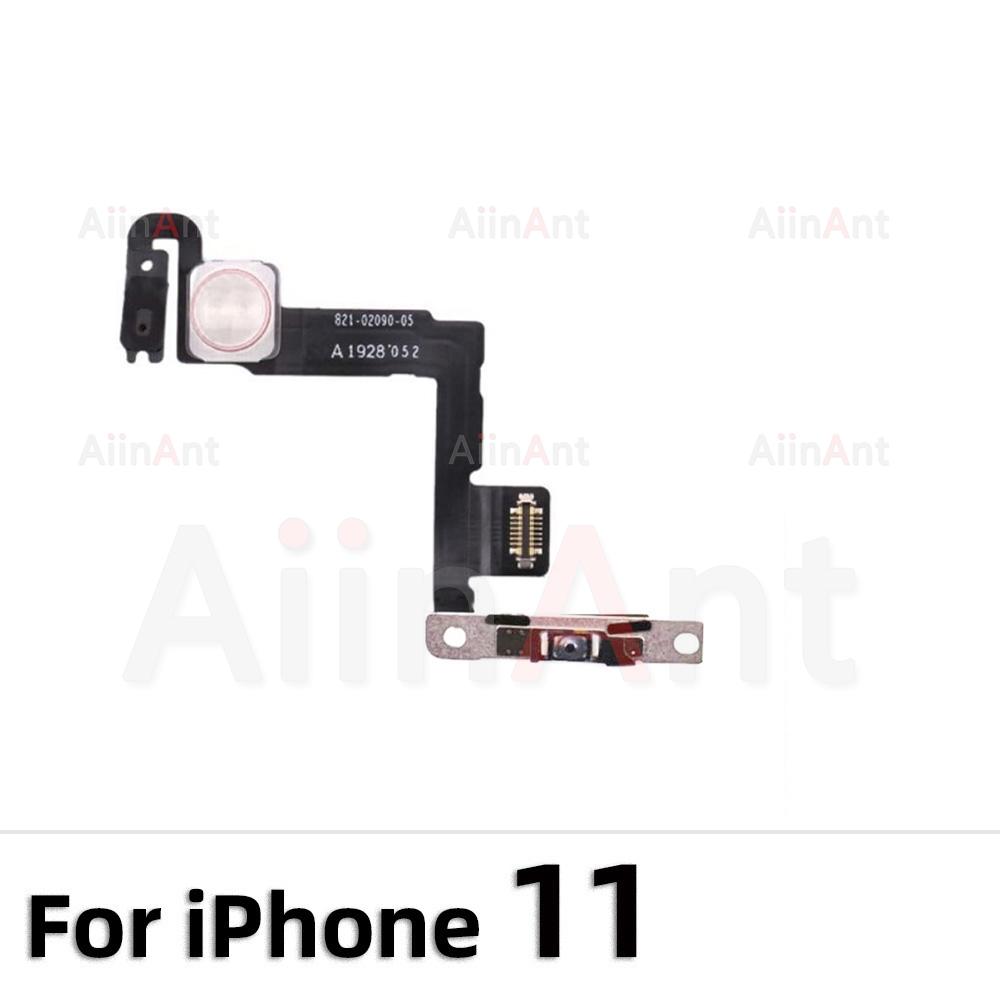 AiinAnt Power Volume Buttos Flash Light Power Flex Cable For iPhone 11 Pro X XR Xs Max SE 7 8 Plus SE 2 3 2020 2026 Phone Pars