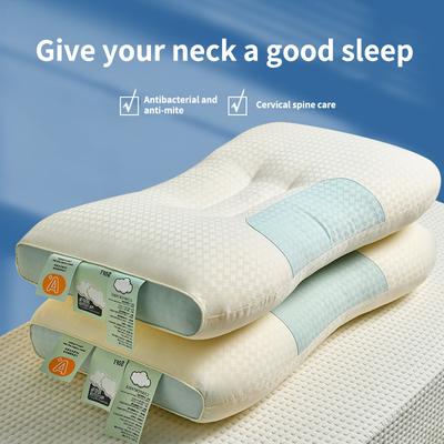 Dvoubarevný patchworkový polštář na spaní jádro Krční polštář Star Hotel Fiber Pillow Core Spací polštář