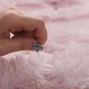 Fluffy Carpet Tie Dyeing Long Hair Plush Soft Carpet Rug Solid Color Living Room Bedroom Baby Children Thick Shaggy Crawling Mat