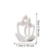 Romantic Lovers Figure Table Figurines 3D Printed Art Table Statue  Wedding Gifts