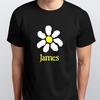 Men's and Women's T-shirts JAMES T-SHIRT All Sizes S M L XL XXL Colours Black