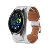 20mm 22mm Leather Strap for Garmin Forerunner 265 255 965 955 55 245 165 745 Bracelet Band Garmin Vivoactive 5 4/Vivomove Trend
