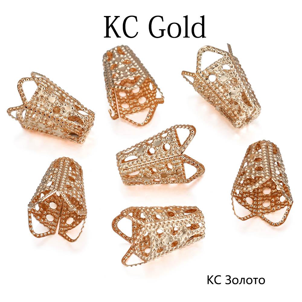 

50 шт./лот, чашка для вина, выдалбливаемая труба, сплав, бисер, наконечники для браслета, серьги, соединительные колпачки для DIY, принадлежности для изготовления ювелирных изделий