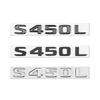 Mercedes-Benz S-Class Rear Emblem Stickers: S65L, S320L, S350L, S400L, S580L