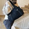 Large Capacity Underarm Tote Bag Women's New Fashion Shoulder Bag Niche Retro Simple Portable Messenger Bag