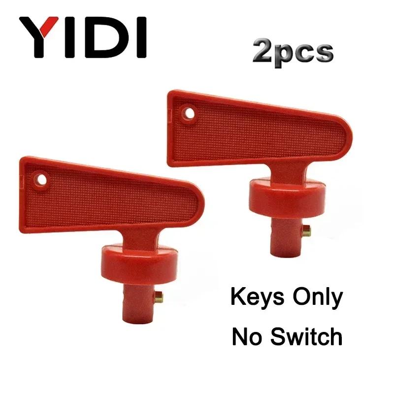 YIDI Car Battery Power Switch Disconnect Isolator Circuit Breaker Main Switch Kill Cut-off Switch Insulated Rotary Key Truck