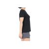 Under Armour Letter Logo Print Round Neck Pullover Short Sleeve T-Shirt Women Tops Black 1383648-001