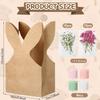 16pcs Easter Bunny Paper Gift Bag Easter Treat Bags Reusable Cute Spring Small Easter Bags Candy Holder For Holiday Party gifts